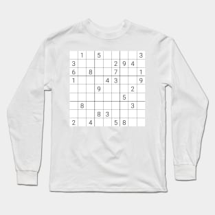 Sudoku! Long Sleeve T-Shirt